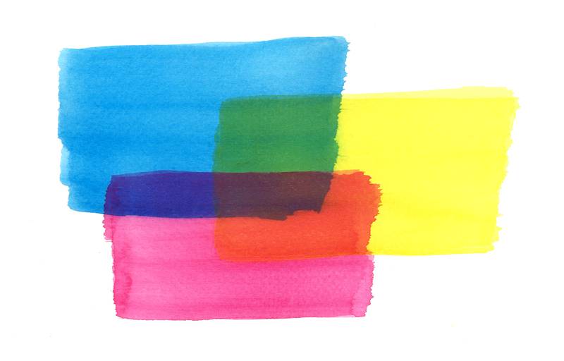 Kantonsschule Heerbrugg - Grundfarben beim Malen