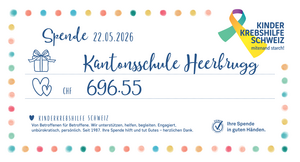 Spendensammlung anlässlich des Kantikonzerts