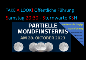 Planetenschau auf dem Dach der Schule