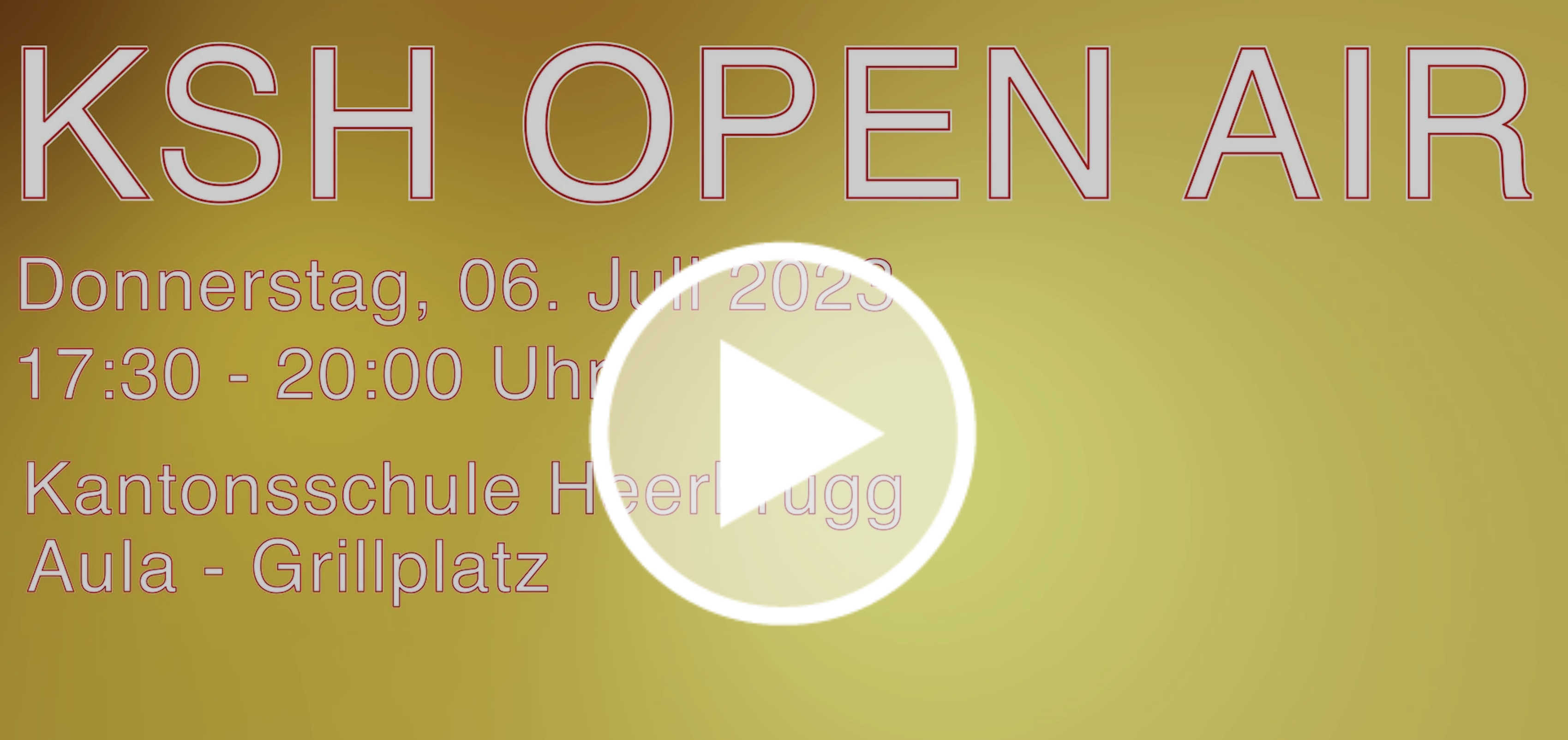 Kantonsschule Heerbrugg - KSH Open Air 2023