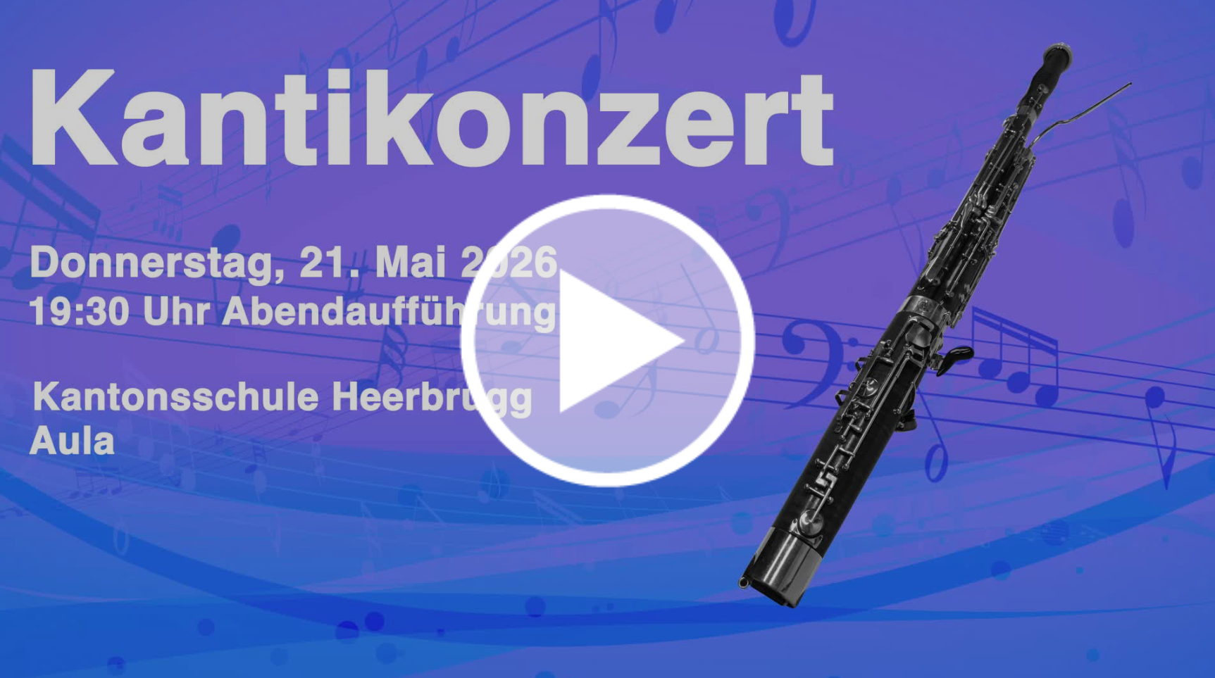 Kantonsschule Heerbrugg - Kantikonzert Mai 2026
